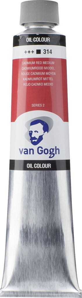 Van Gogh Ölfarbe Tube 200 ml Kadmiumrot Mittel 314