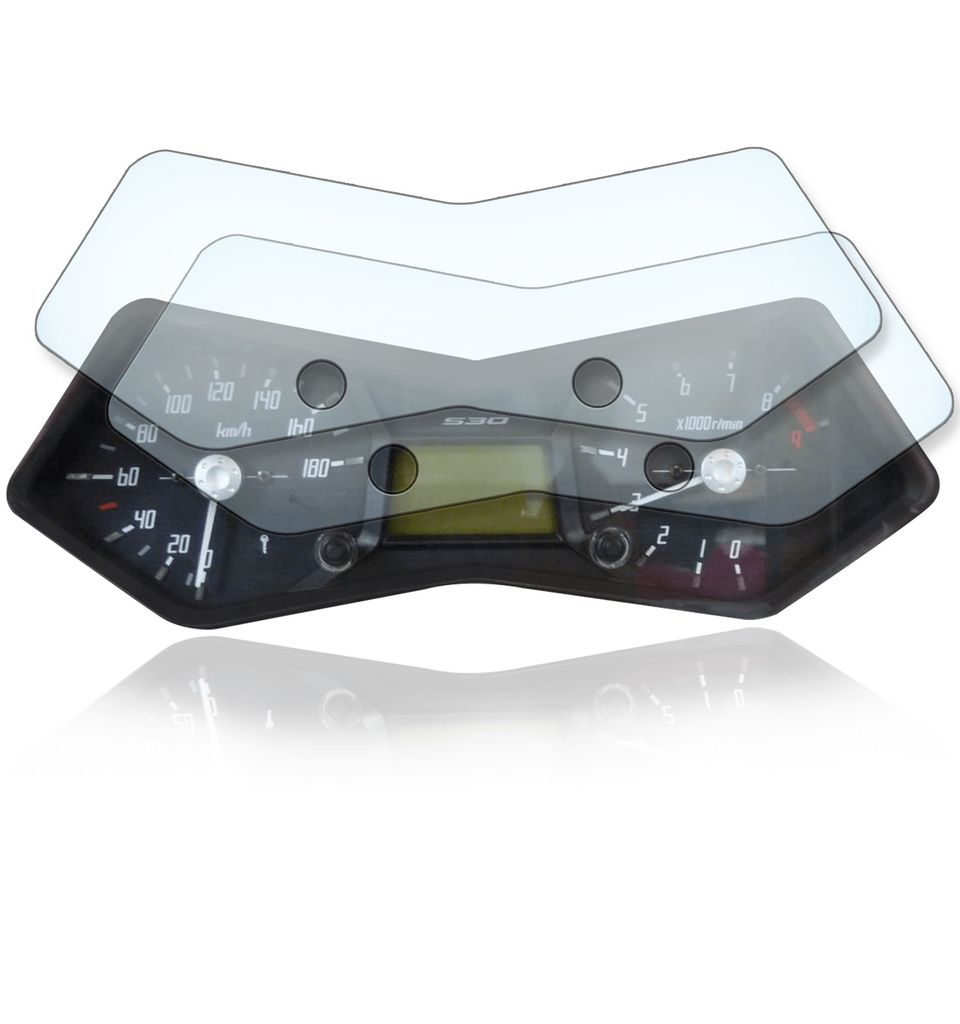 Yamaha TMAX 530 Tachoschutzfolie Displayschutzfolie 2x Ultra Clear