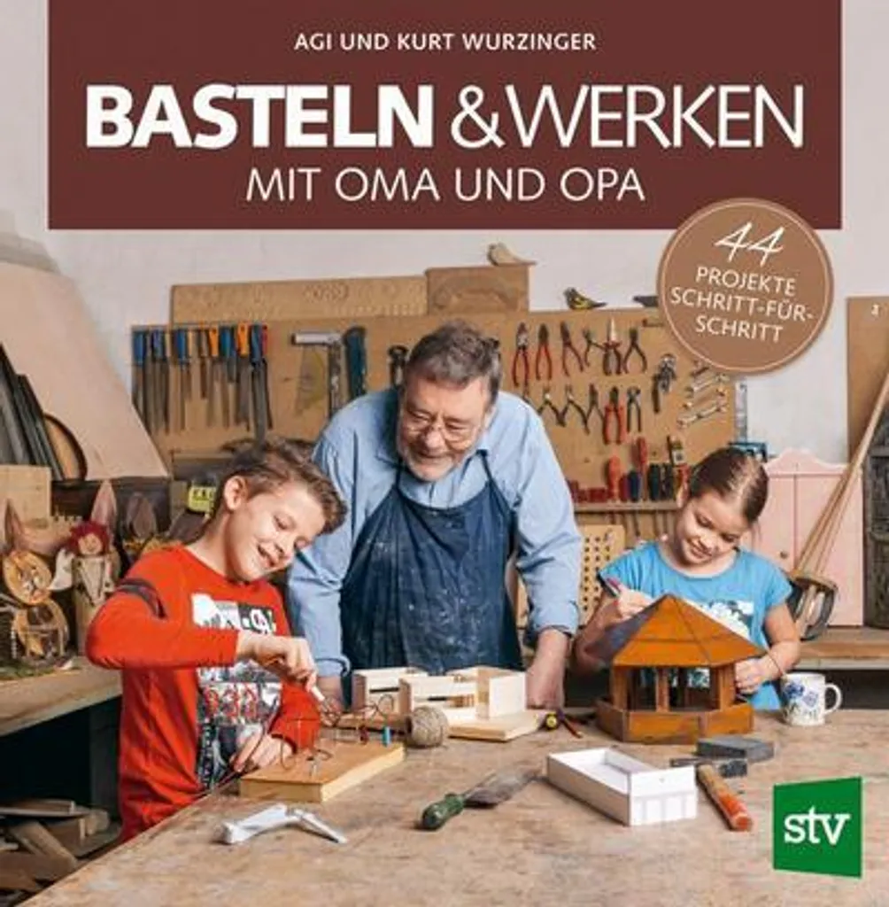 Grand Livre de Bricolage Créatif Basteln & Werken mit Oma und Opa 128p