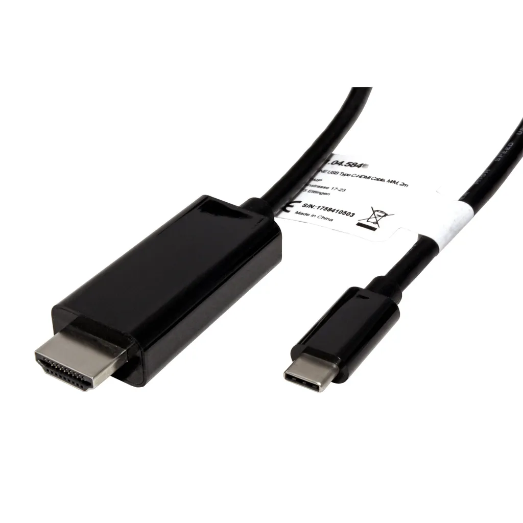 Câble 1m pour Connecter un PC USB-C sur un Écran HDMI - Solution 4K - 5