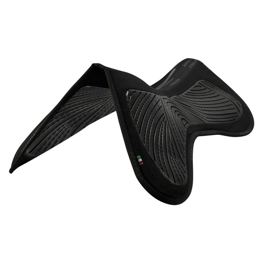 Acavallo Gel Pad Close Contact Twin Sided, Größe:S, Farbe:schwarz