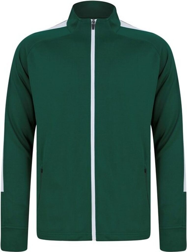 Finden & Hales - Trainingsjacke für Damen RW7820 (3XL) (Flaschengrün/Weiß)