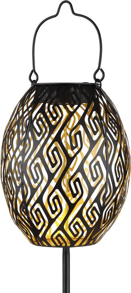 GLOBO 36745 Solarleuchte Metall schwarz matt, LED