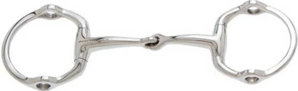 Mors de filet Sefton 12,5 cm argent - Travail du cheval et confort