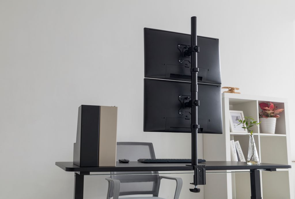 Dual LED Monitor Tischständer bis 32 Zoll VESA 75 100 Produktbild 