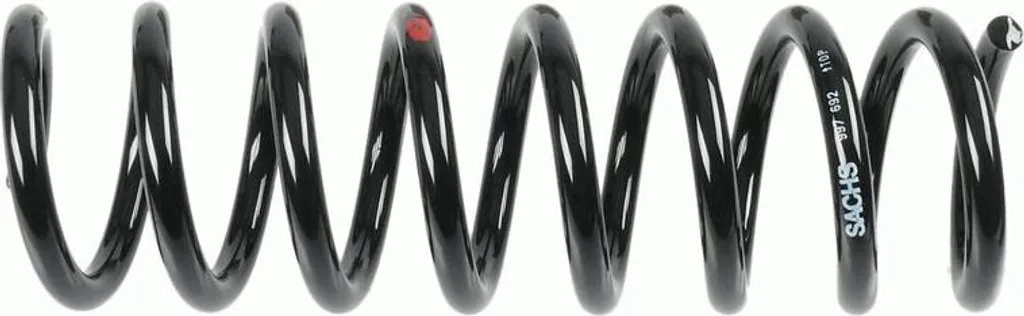 Ressort de suspension hélicoïdal SACHS 997 692 compatible Mercedes-Benz