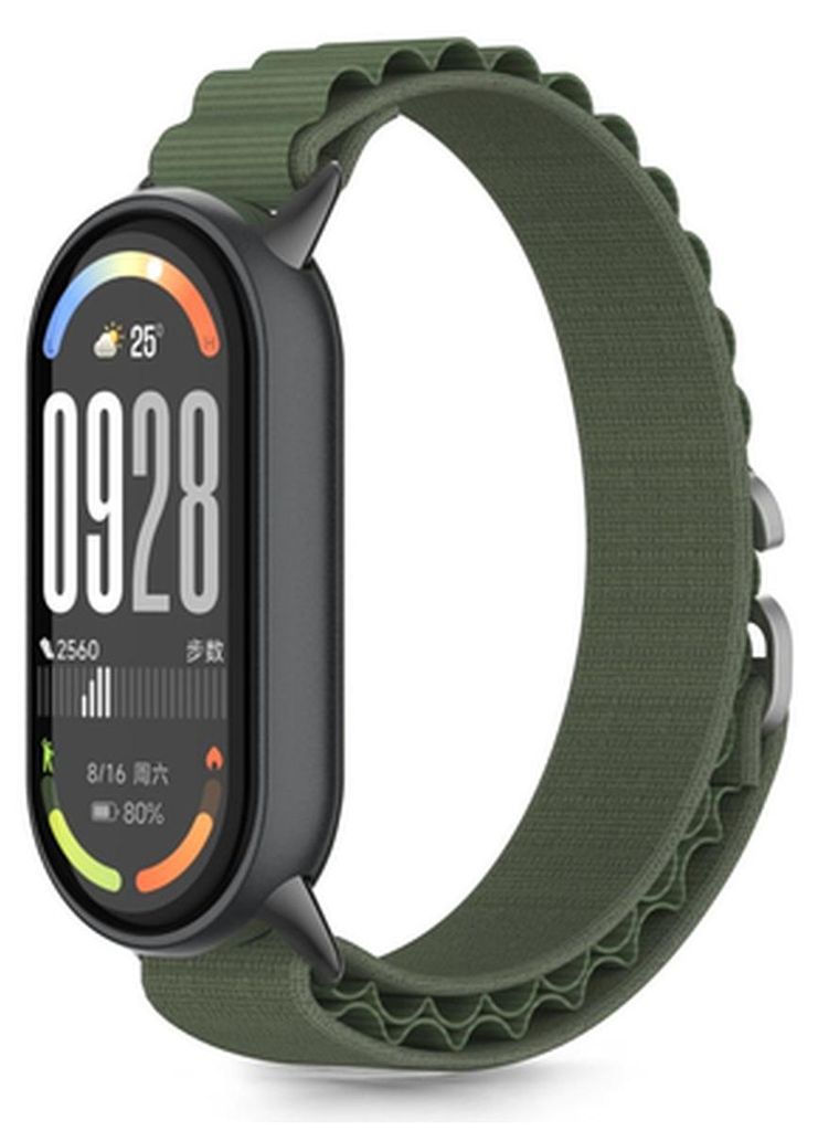 Tech-Protect watch strap Nylon Pro Xiaomi Smart Band 8/9/10, army green