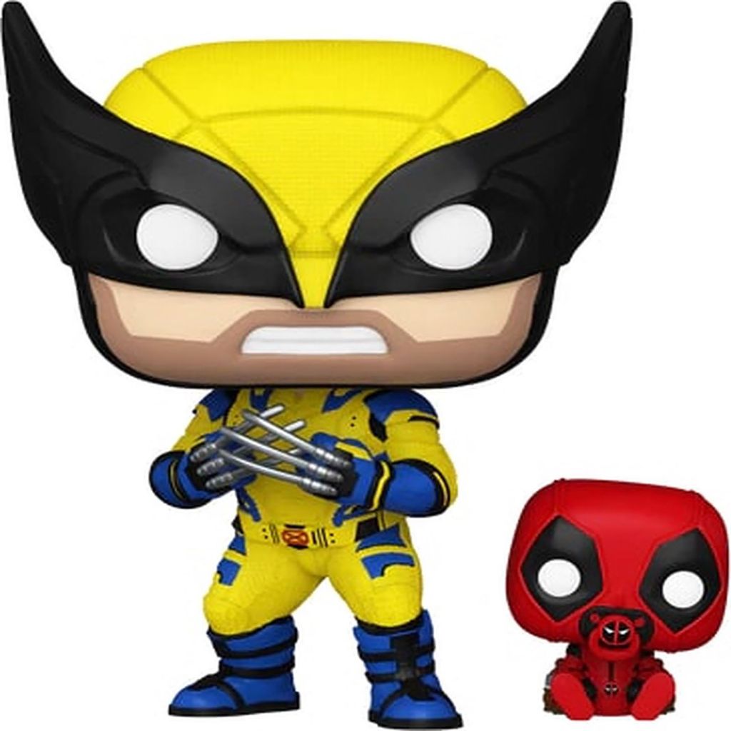 Funko Pop! Marvel - Deadpool i Wolverine z Babypool Figurki Immagine del prodotto 