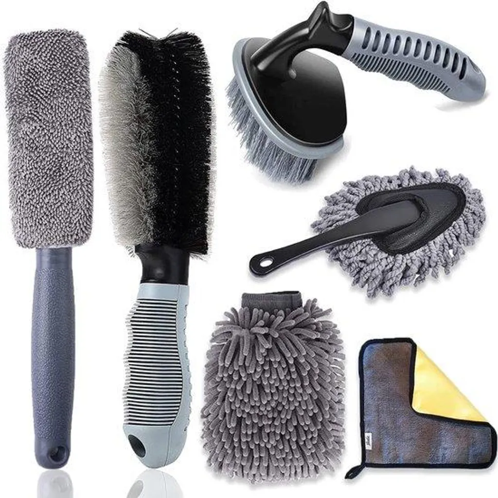 Nettoyage voiture et moto : kit 6 pièces pour un lavage sans rayure