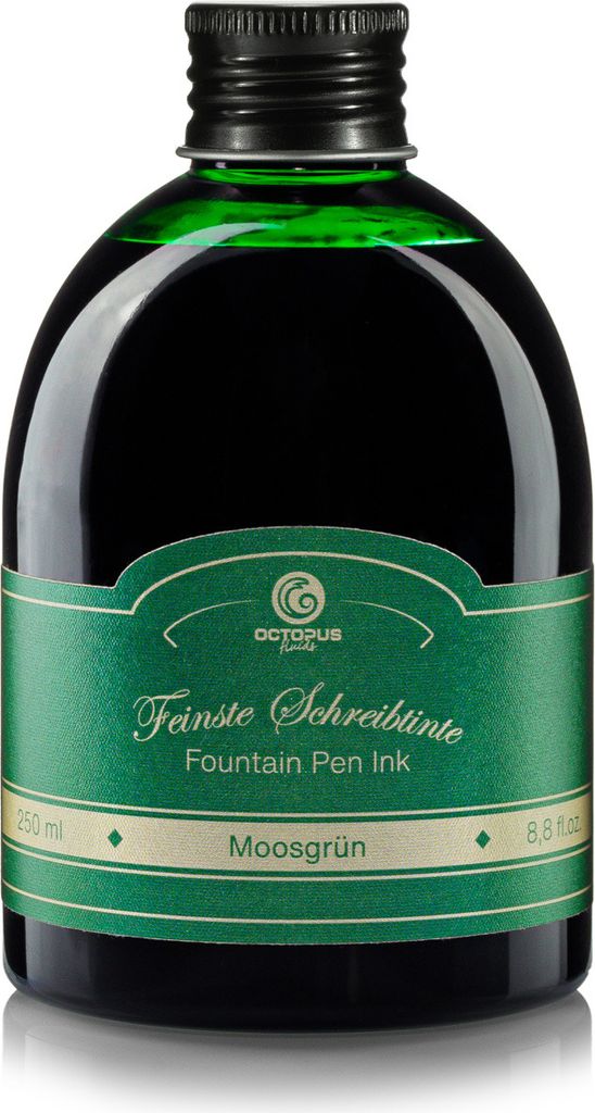 Moosgrüne Schreibtinte für Füllhalter, 250 ml Großpackung Produktbild 
