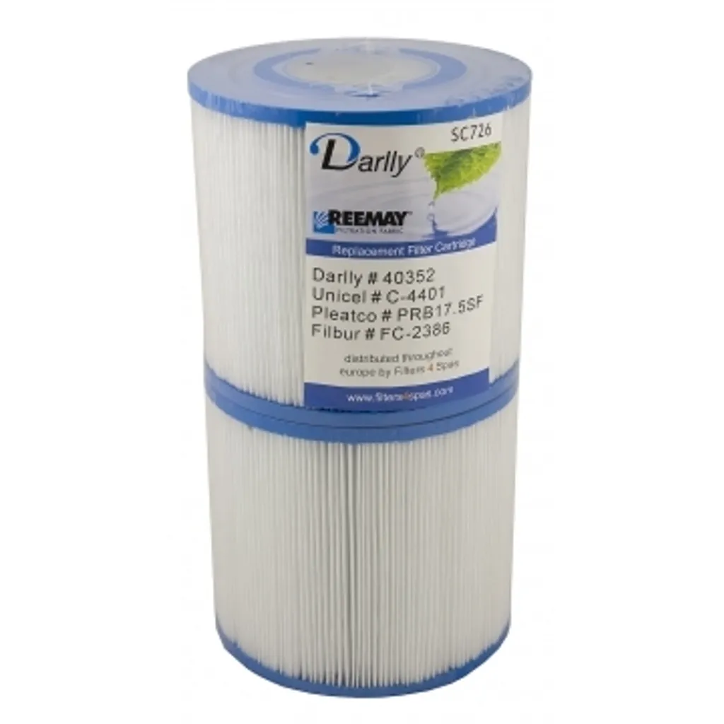 Cartouche de filtration Spa Darlly SC726 Compatible 40352 C-4401 x2