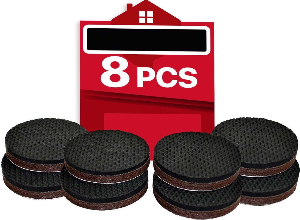 Rutschfeste Möbelpads – 8 Stück 2-Zoll-Möbelpads! Beste Produktbild 