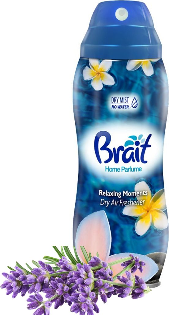 Odświeżacz powietrza BRAIT 300ml SPRAY RELAXING MOMENTS Zdjęcie produktu 