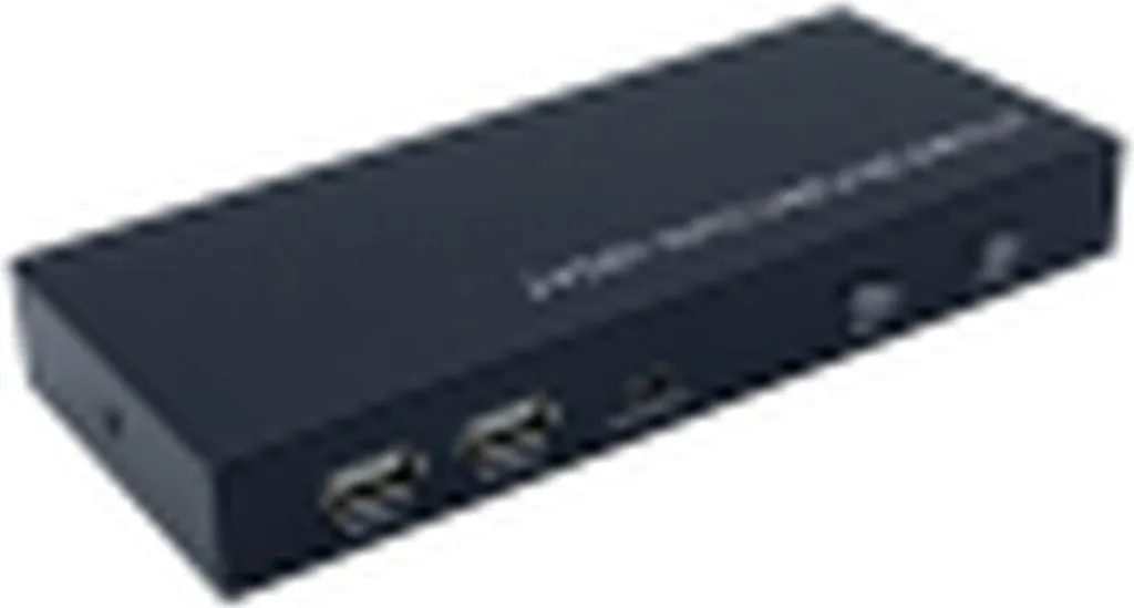 Commutateur KVM 4 Ports USB VGA Aisens A111-0400 Noir pour PC Serveur