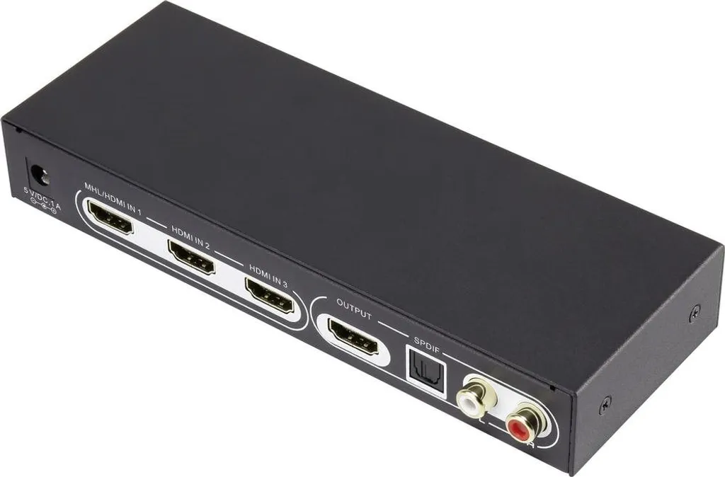 Sélecteur HDMI 4K 60Hz Ultra HD avec 3 Ports Haute Vitesse SpeaKa Pro