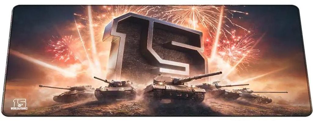 Gaming podložka World of Tanks 15. výročí, XL Obrázek produktu 