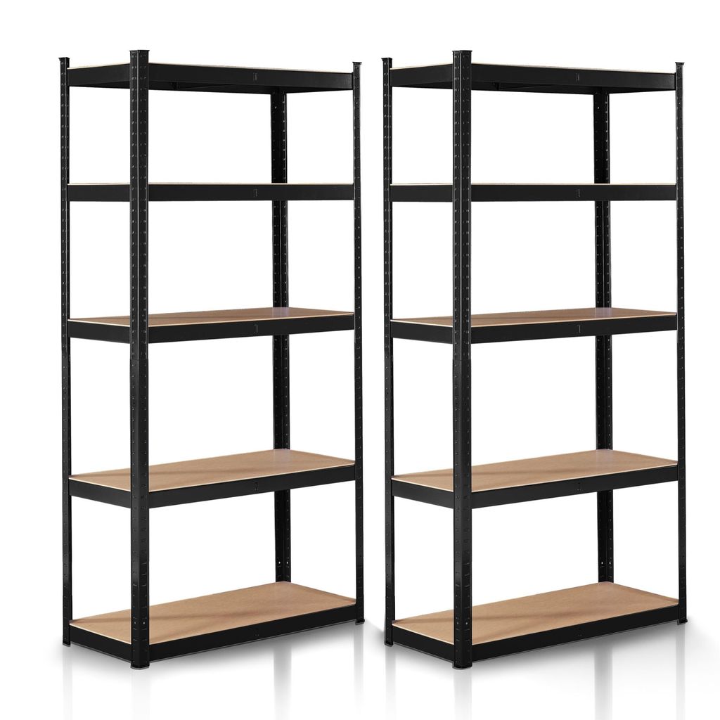 AREBOS sada 2 ťažkých políc 180x90x40 cm | 875 kg, 5 MDF Obrázok produktu 