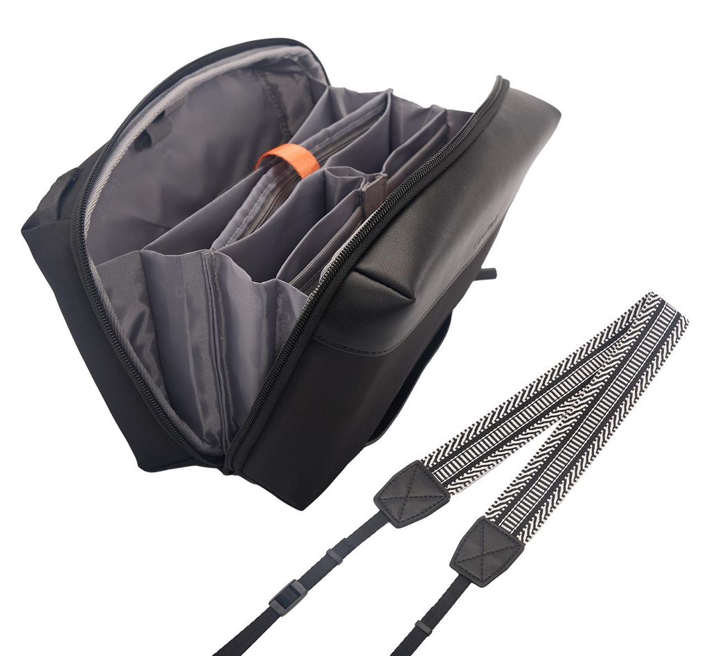 Cwatcun D123 4L Kameratasche Wasserabweisende Kamera-Schultertasche Fotografie-Umhaengetasche mit Schultergurt Ersatz fuer spiegellose Canon Sony N...