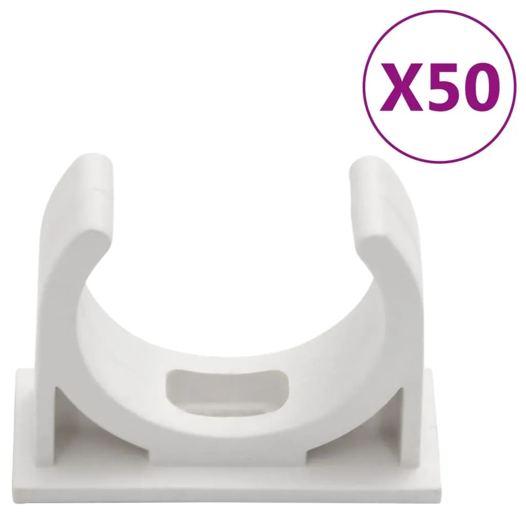 Gaine de protection en PVC 30m avec clips de fixation pour câbles