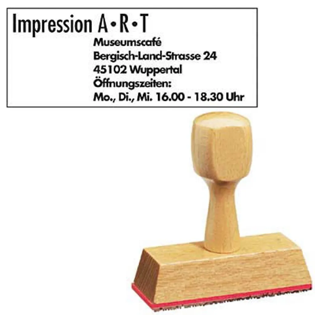 Timbro Professionale HOLZ5823T in Legno - 7 Linee di Testo per Ufficio
