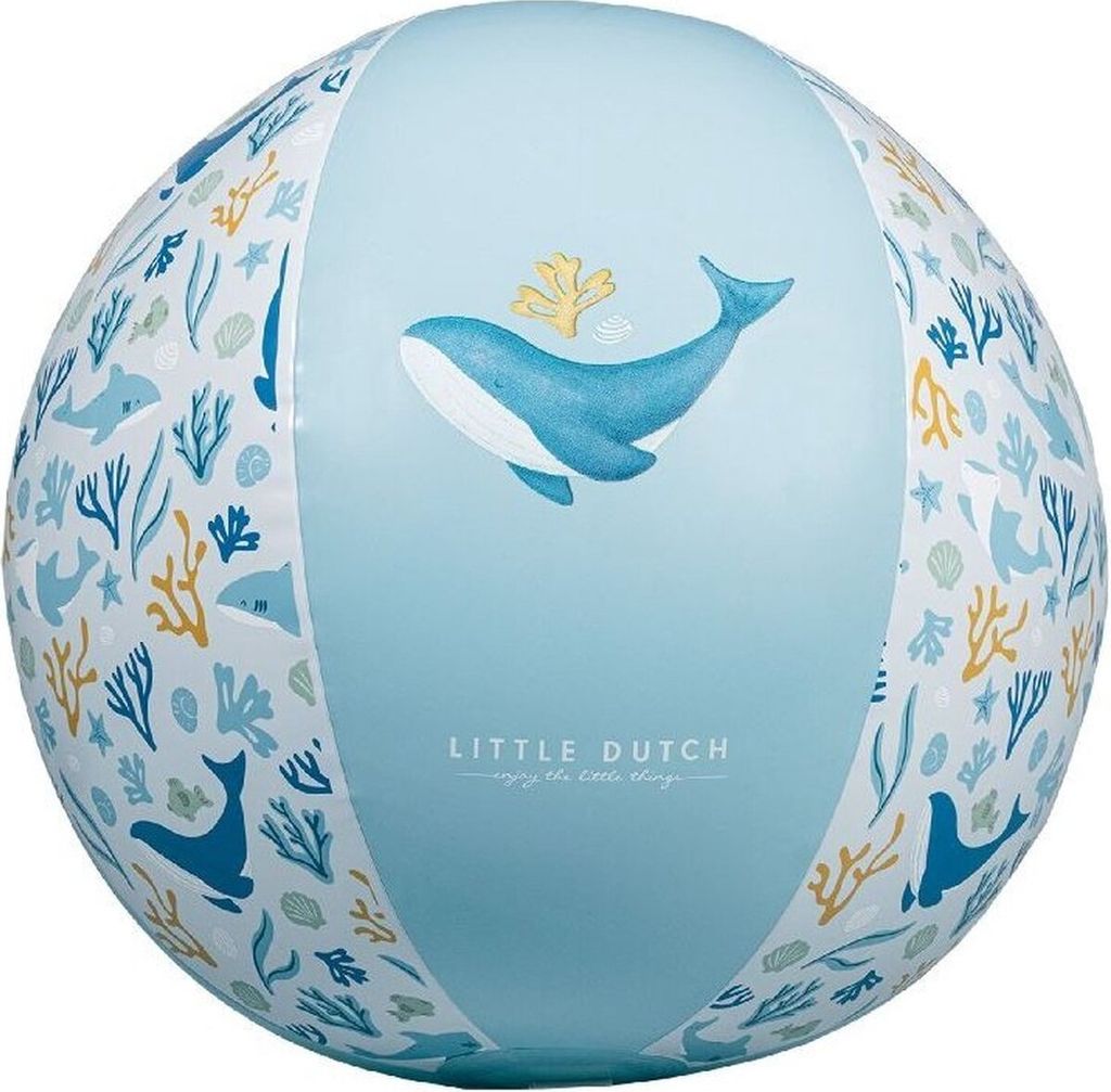 Little Dutch Ocean Dreams Ballon de plage 35 cm Bleu Image du produit 