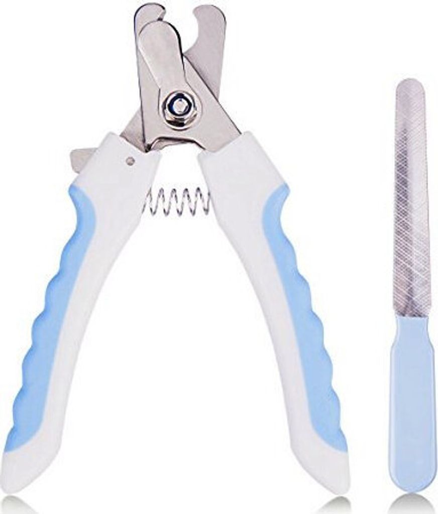 Krallenschneider für Hund, Katze S blau