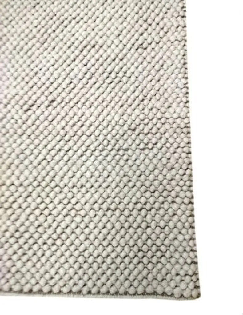 Tapis salon crème 160x230 cm anti-taches facile à nettoyer style Boho - 3