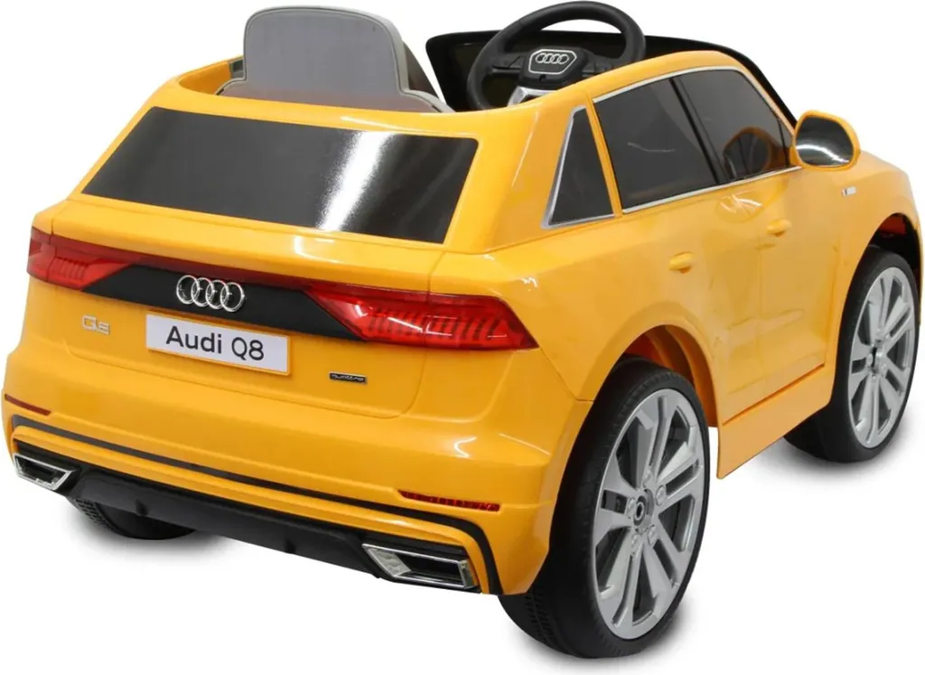 Audi Q8 Jaune 12V pour Enfant : Voiture Électrique avec Télécommande RC