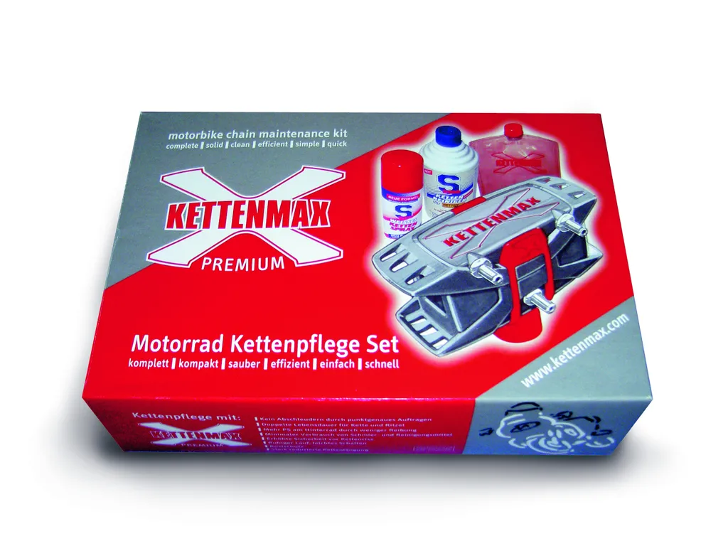 Manutenzione Catena Moto Premium: S100 Kettenmax Set Dr Wack 325ml