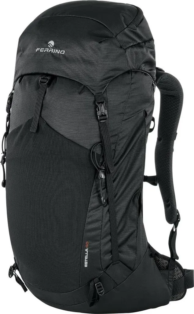 Ferrino Estella 40 Noir - Sac à Dos Anti-Encombrement Voyage et Cabine