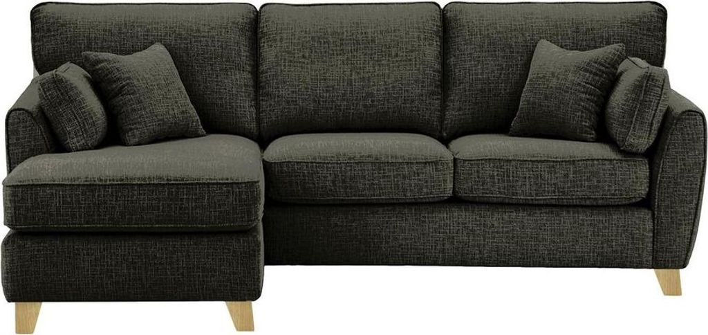 Linksseitiges Ecksofa James-Vitolini 097-1714-wax black