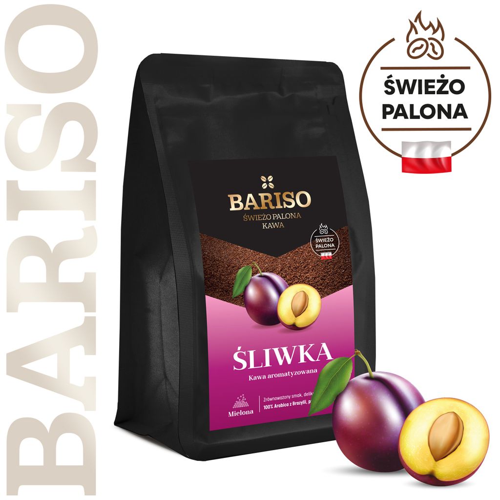 Kawa mielona BARISO ŚLIWKA 200g Zdjęcie produktu 