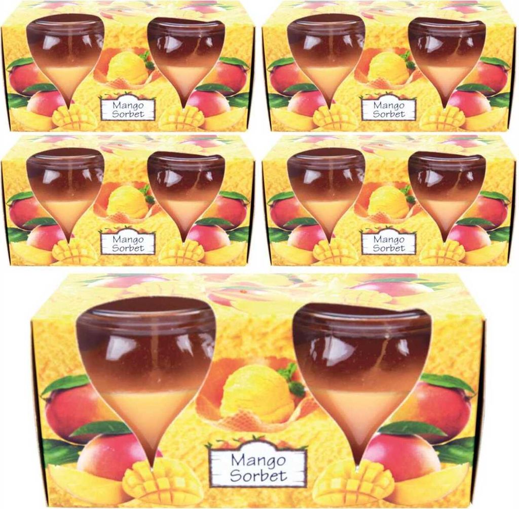 Bougies parfumées Creation, paquet de 10 Mango Sorbet Image du produit 