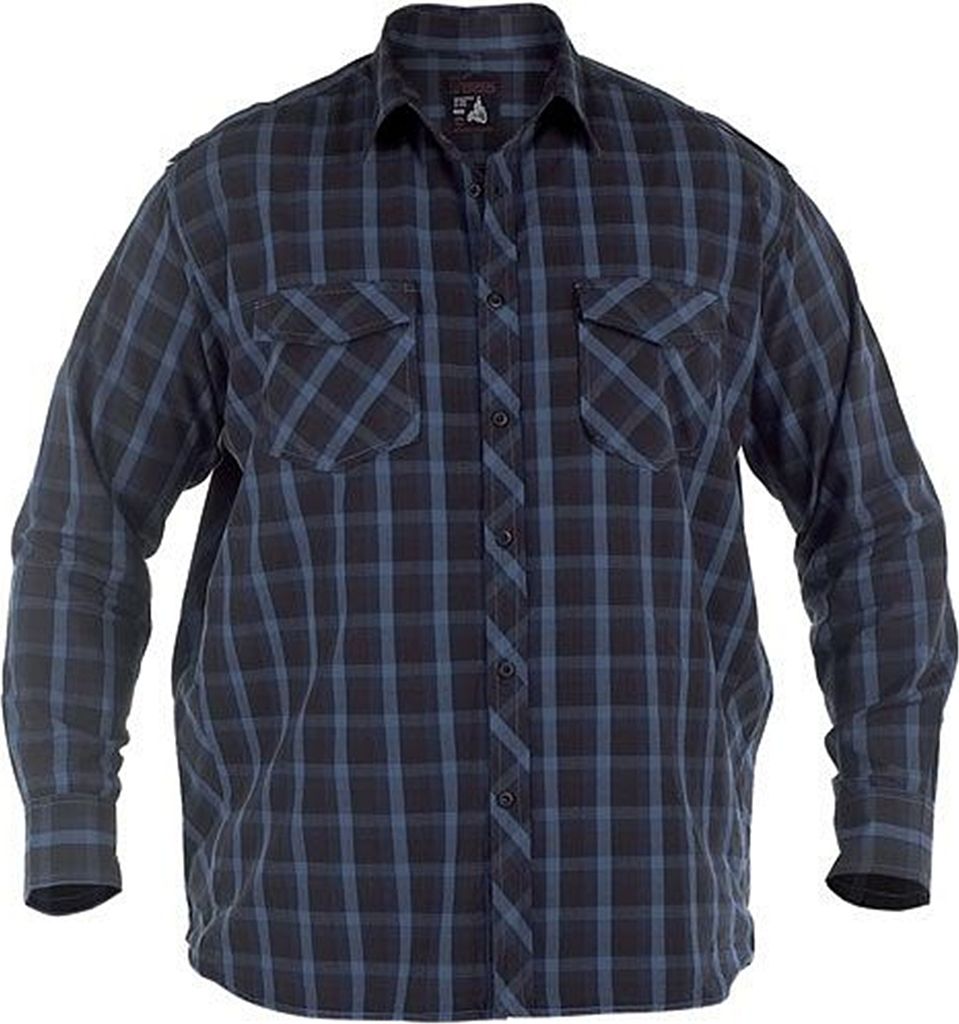 Übergrößen Herrenhemd Langarm D555 by Duke London KIRK 3XL