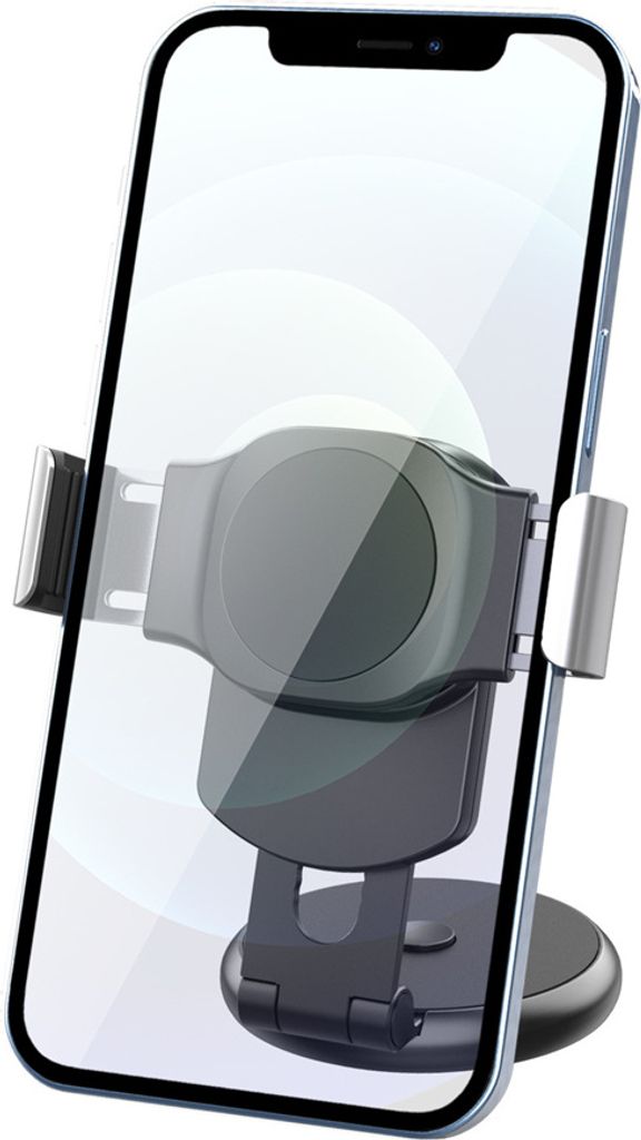 Auto Telefonhalter 360-Grad-Drehung Magnetische Hängehalterung für 4-7 Zoll Smartphones Dark Grey
