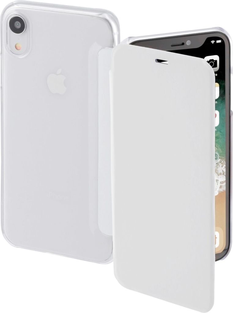 Booklet Case Clear Weiß für Apple iPhone XR Produktbild 