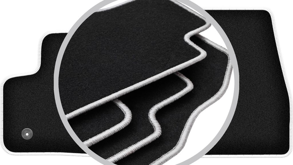CARLUX-SILVER Autofußmatten für: Ford Transit Connect Kastenwagen (2013-2017)