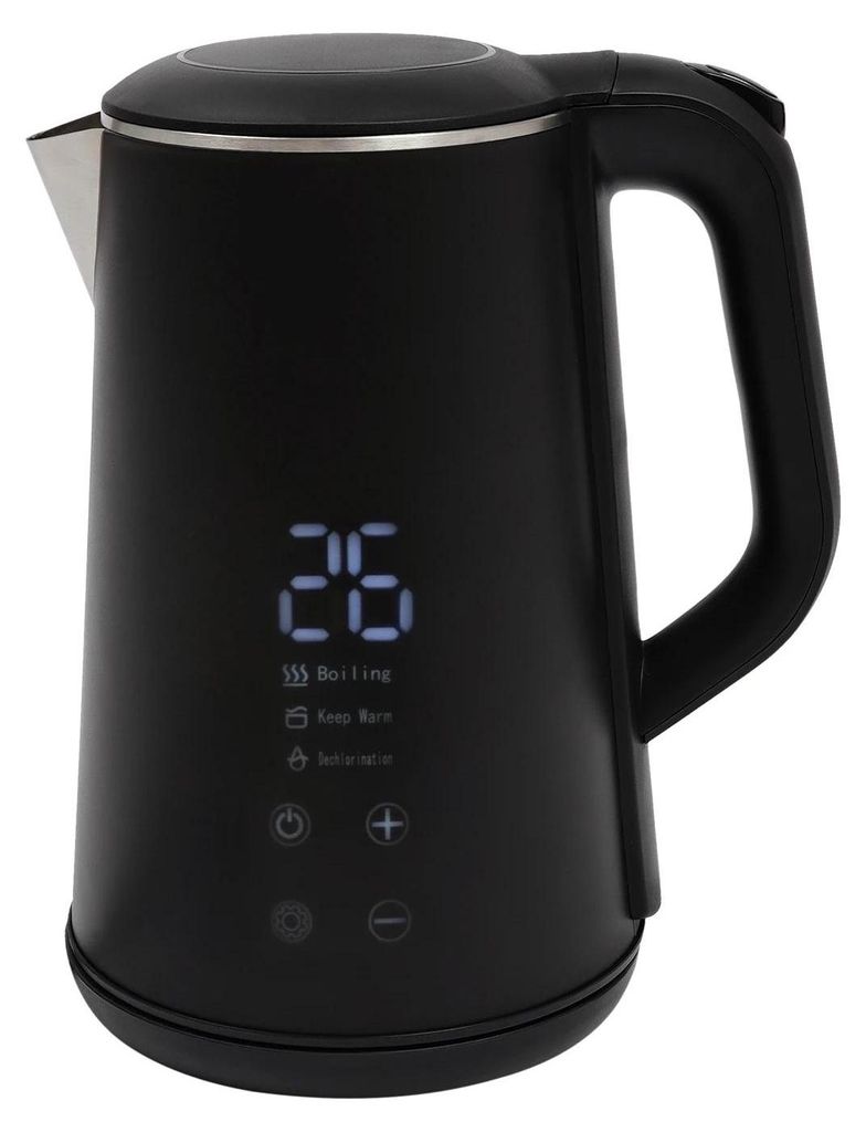 Wasserkocher - Elektrisch mit Smart-Steuerung - Kapazität 1,6 l, Edelstahl 304, Temperatur 45–100 °C mit Warmhaltefunktion, Leistung 1500 W, EU...