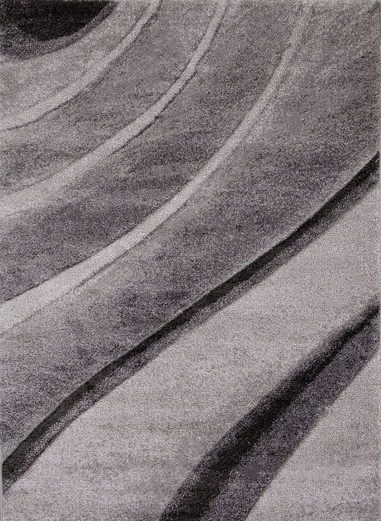 Designer Moderner Wellen Teppich Wohnzimmer Inneneinrichtung Neu, Maße:200x290 cm