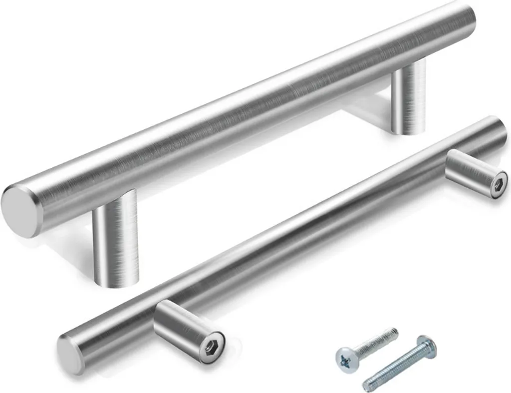 Maniglie Cucina Jayseuw 188mm Acciaio Spazzolato - Design Minimalista