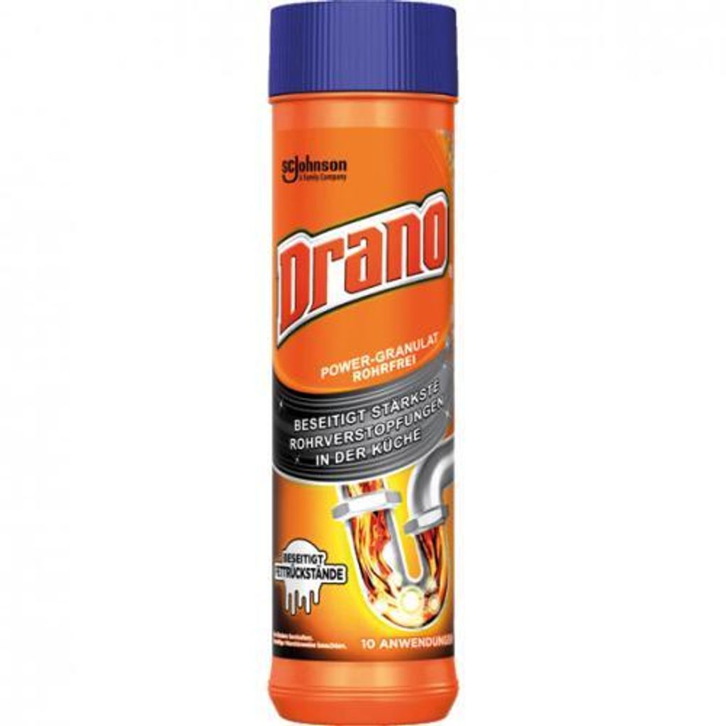 Mr Muscle Drano Power-Granulat Rohrfrei 10 Anwendungen Produktbild 2