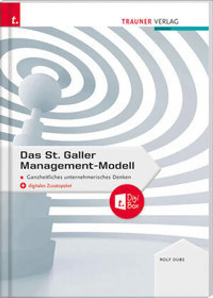 Livre de management holistique Das St. Galler Management-Modell, 300p