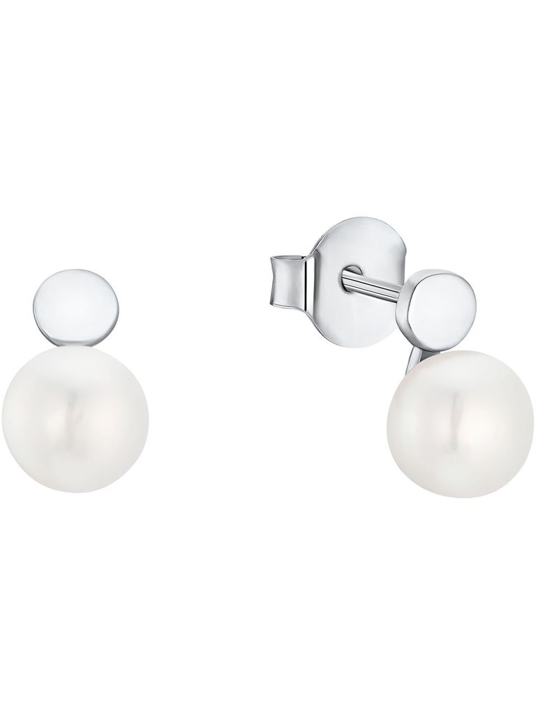 S.Oliver Silber Ohrstecker Perle 2034409