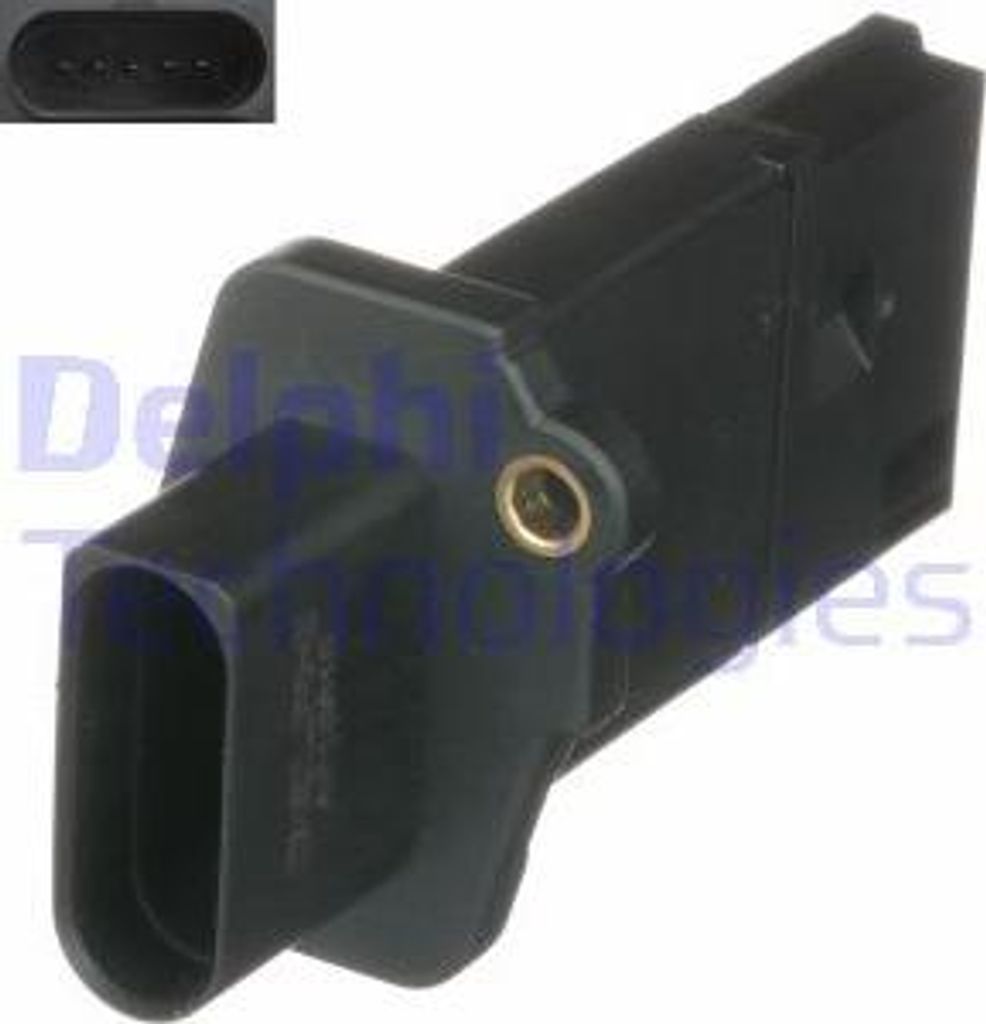 DELPHI AF10510-12B1 Luftmengenmesser OE 06J906461A kompatibel mit Tiguan, Scirocco, Passat CC, Passat 3C, Jetta, Golf VI, Golf V, EOS, Beetle, Supe...