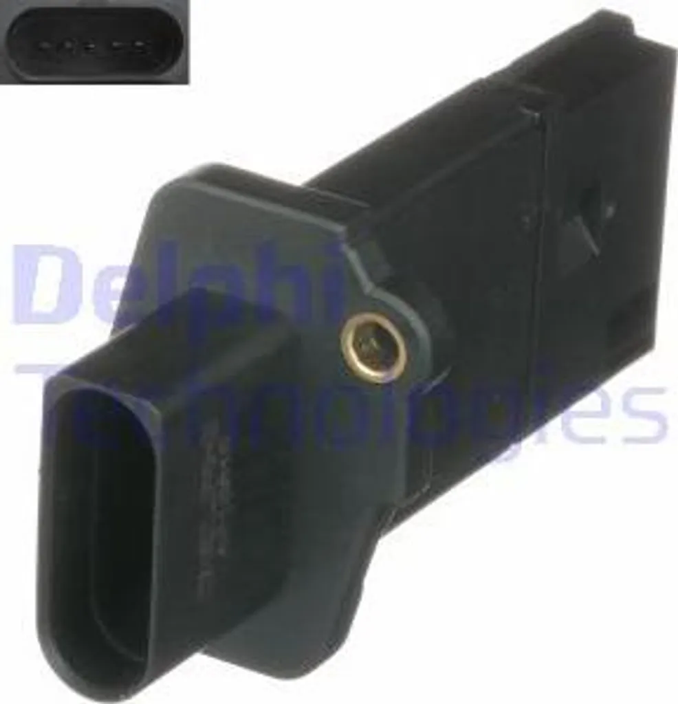 Solution voyant moteur : Débitmètre d'air Delphi 06J906461A pour Skoda