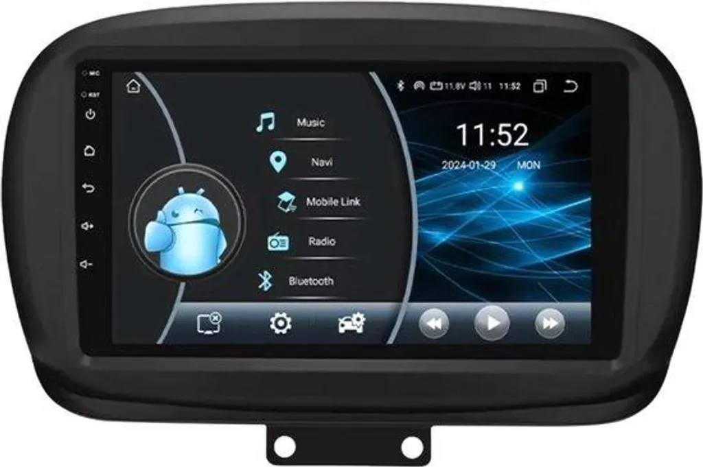 Système de navigation Android pour Fiat 500X - Écran Multimédia 32 Go
