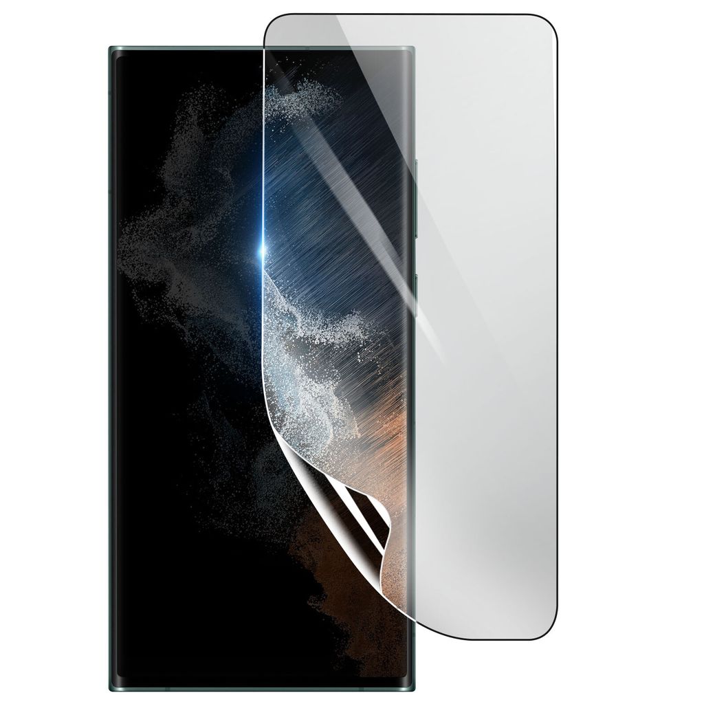 3mk, Stoß- und kratzfester Hydrogel Bildschirmschutz für Samsung Galaxy S22 Ultra, Transparent