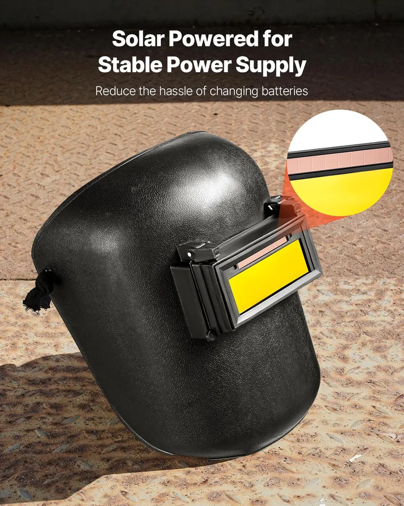 Lente per saldatura VEVOR, oscuramento automatico, 108x51 mm, occhiali di sicurezza a 9 colori reali con doppio sensore d'arco, compatibili con la maggior parte dei caschi per saldatura per applicazioni TIG, MIG, MMA, ARC - 5