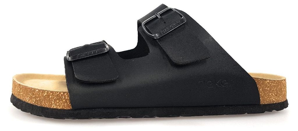 Scarpe da uomo Rieker, sandali aperti, colore nero, per il Immagine del prodotto 