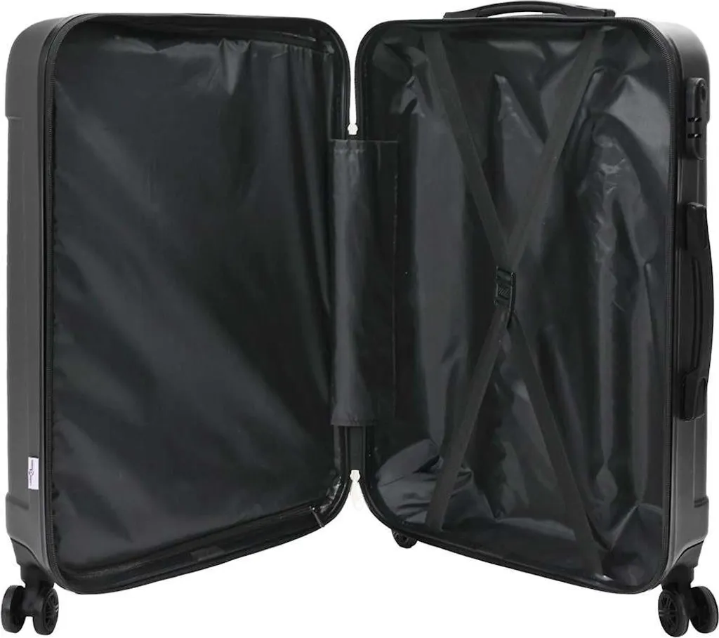 Valise en ABS Rigide 50x31x78 cm Haute Résistance - Lot de 3 Bagages